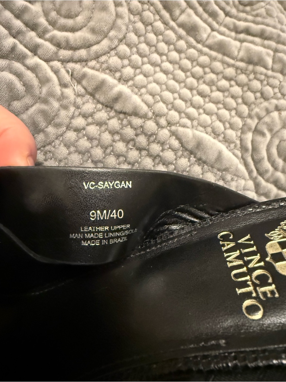 Vince Camuto Black Saygan Slide Mules - Picture 8 of 8